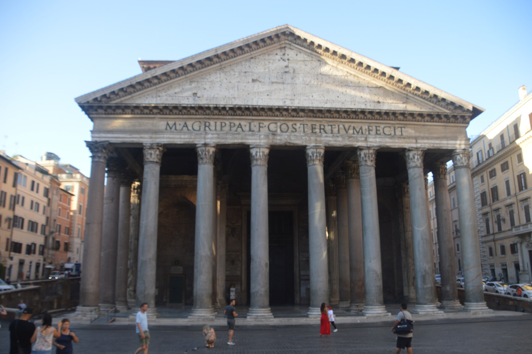 The Pantheon, an ancient Roman temple in Rome, Italy