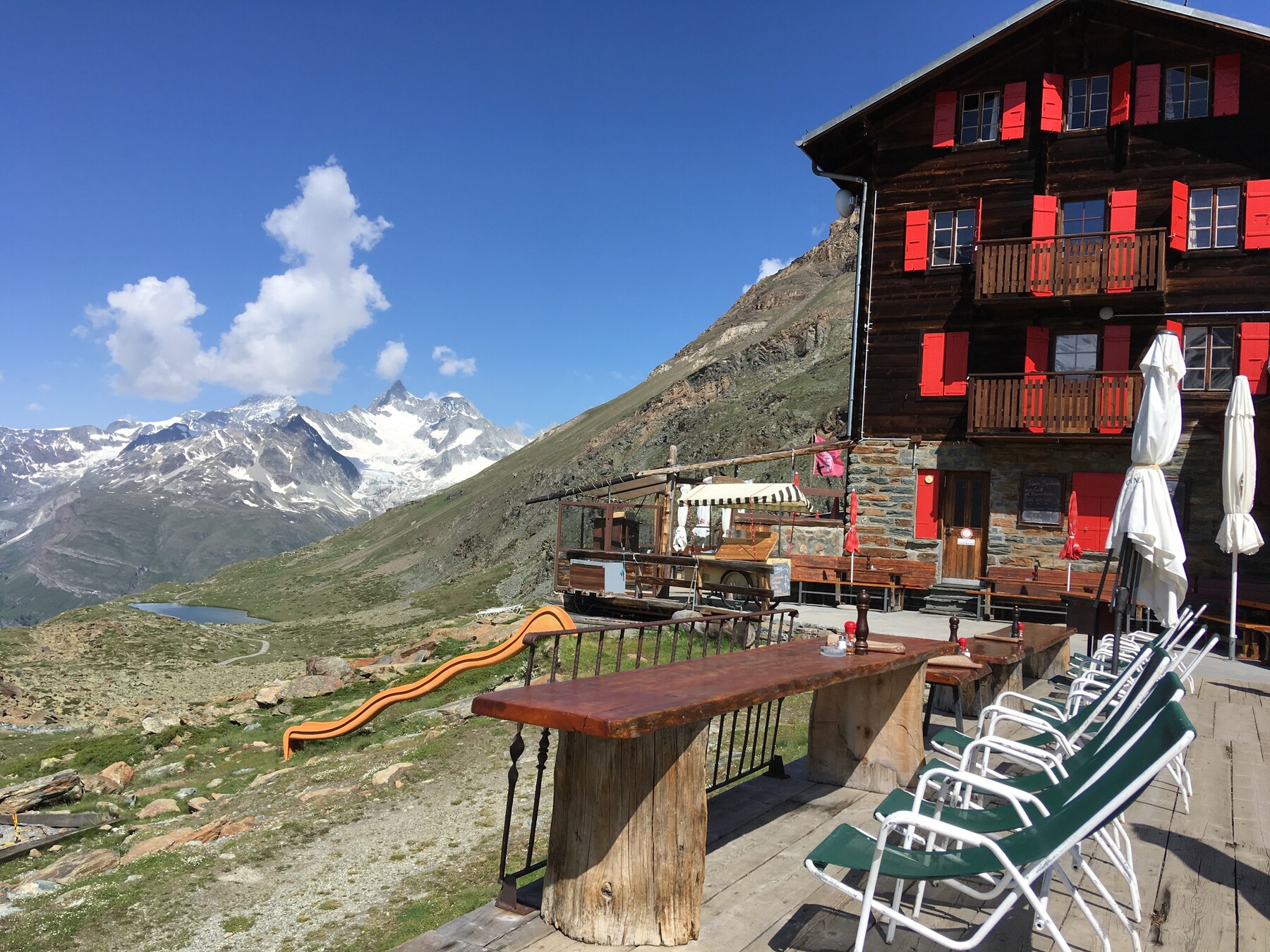 Fluhalp mountain lodge