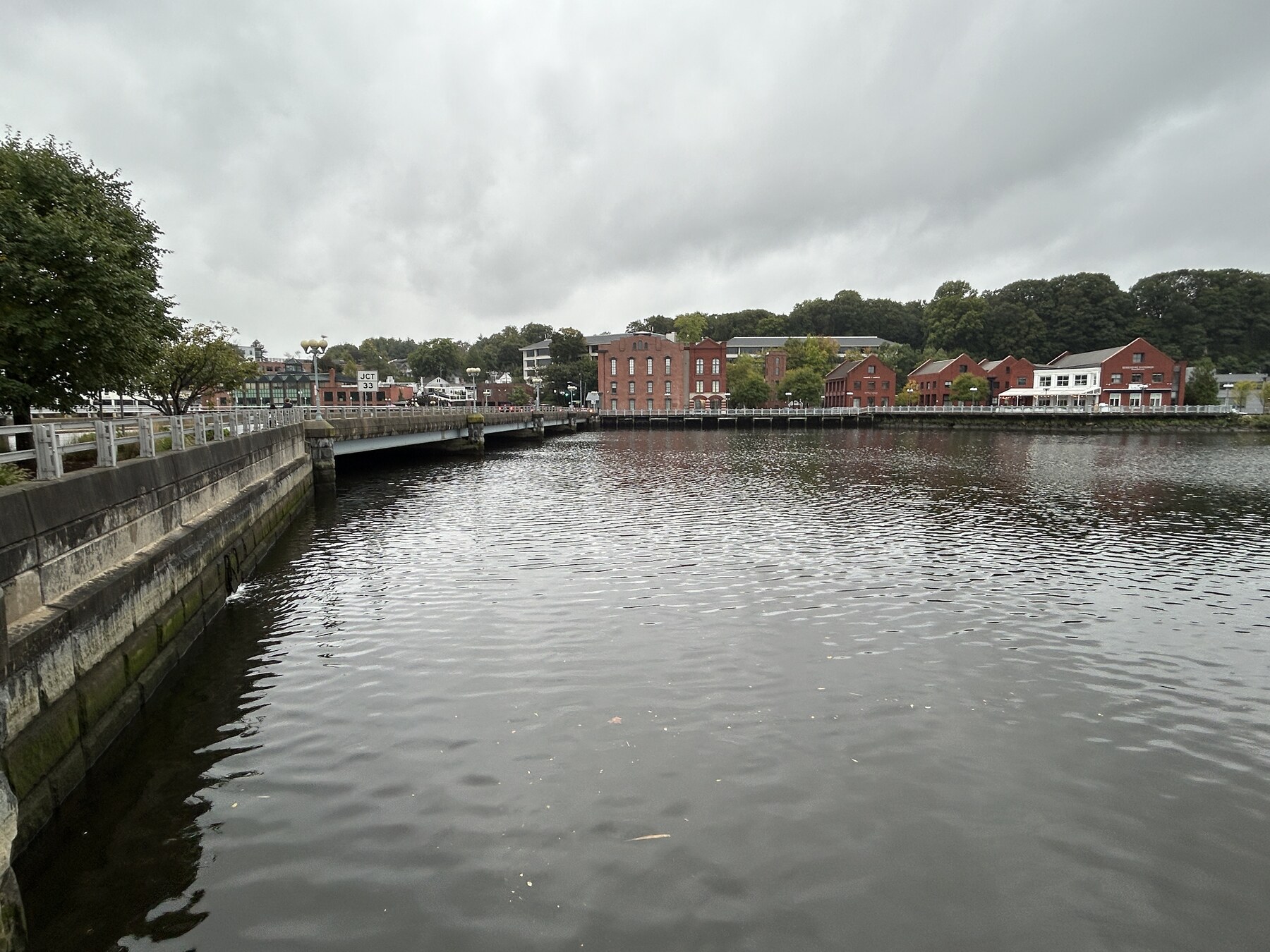 Saugatuck River and the Parker Harding Esplanade