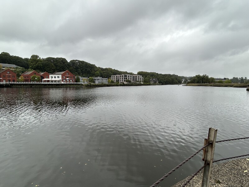 Waterfront view of the Saugatuck River