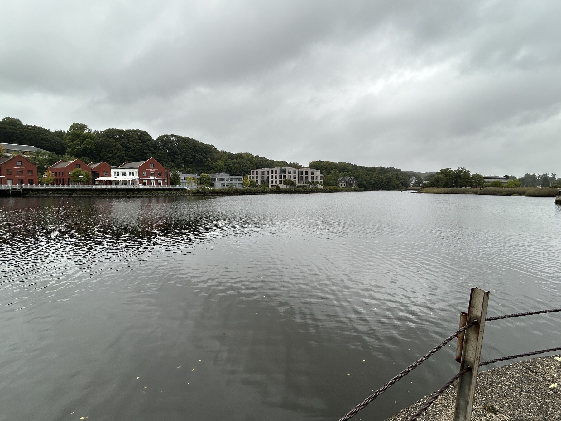Waterfront view of the Saugatuck River
