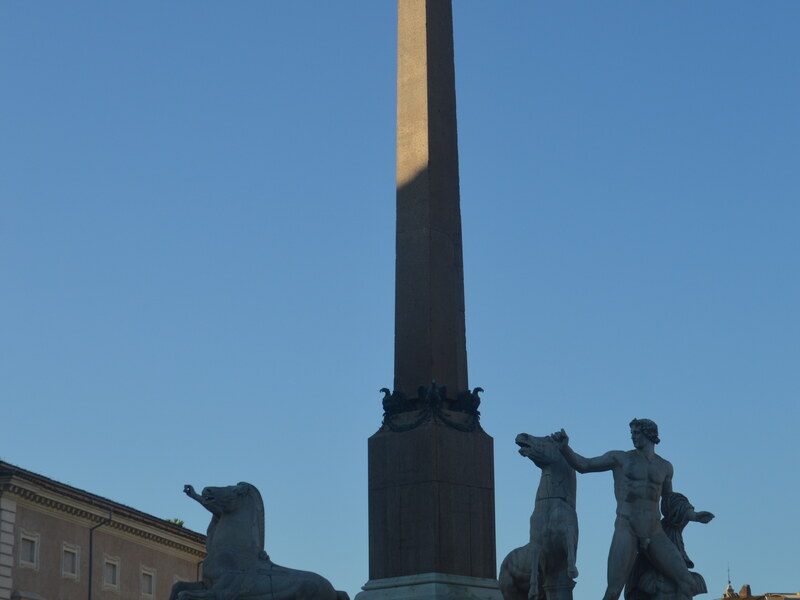 Fountain of the Dioscuri and Quirinal Obelisk