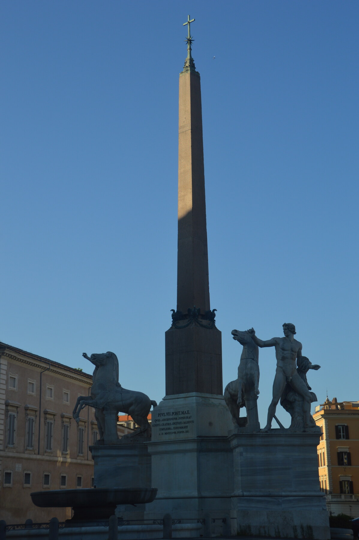 Fountain of the Dioscuri and Quirinal Obelisk