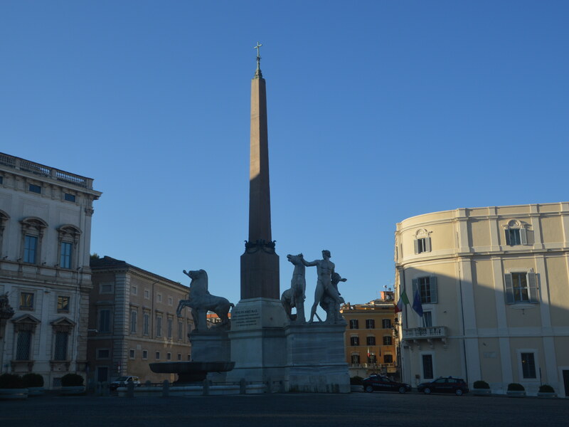 Fountain of the Dioscuri and Quirinal Obelisk