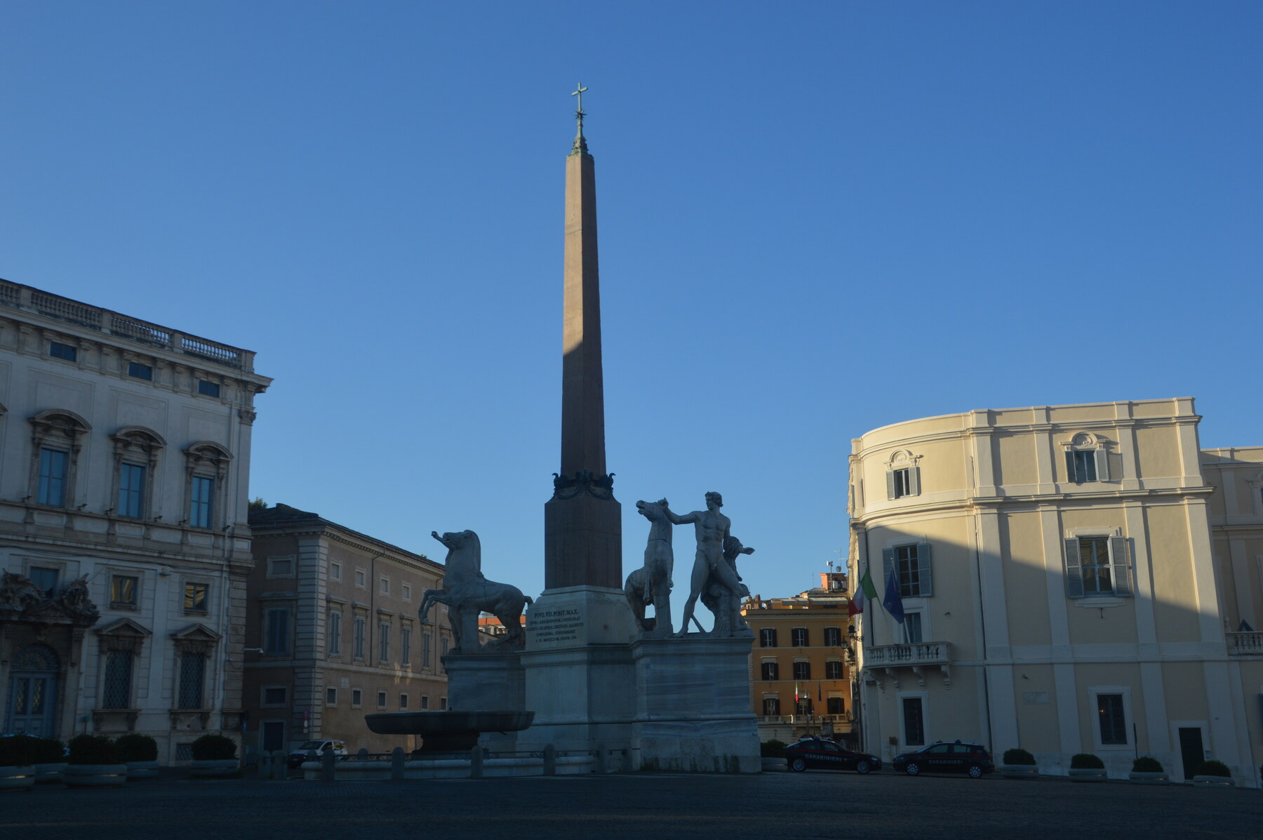 Fountain of the Dioscuri and Quirinal Obelisk