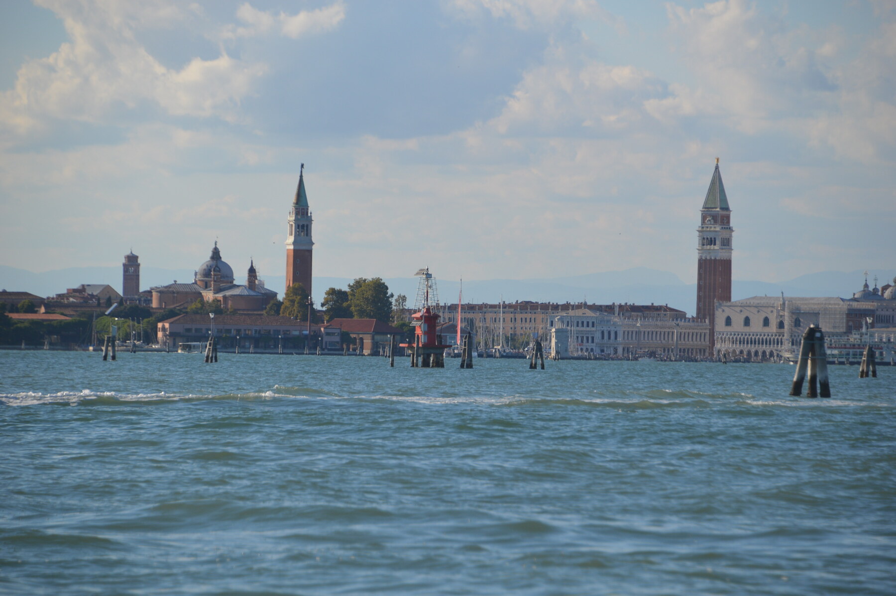 Venice waterfront and St Mark's Campanile